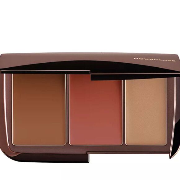 BNWT - HOURGLASS ILLUME SHEET COLOR CREAM TRIO BRONZER BLUGH HIGHLIGHT - SUNSET - Picture 1 of 5